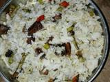 泡豇豆香肠炒饭