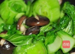 香菇青菜完美搭配的做法图解7