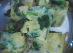菠菜鸡蛋卷