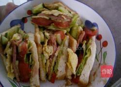 火腿三文治的做法图解4