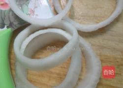 洋葱圈肉饼的做法图解1