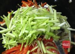 红椒韭黄肉丝的做法图解6
