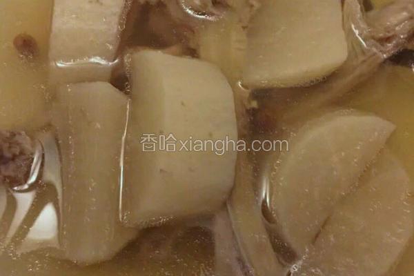 羊排萝卜汤