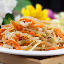 胡萝卜土豆丝的做法[图]