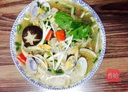 花蛤蘑菇汤的做法图解5