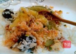 南瓜盅蒸饭的做法图解14