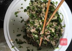 香菜猪肉饺子的做法图解3