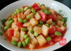 素炒三丁的做法图解4