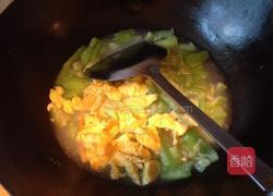 丝瓜炒鸡蛋(排骨汤版)的做法图解8