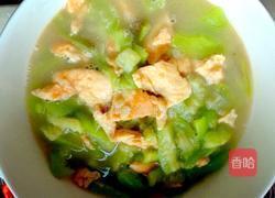 丝瓜炒鸡蛋(排骨汤版)的做法图解9