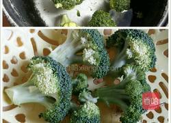 西兰花胡萝卜腐竹炒肉的做法图解3