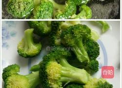 西兰花胡萝卜腐竹炒肉的做法图解6