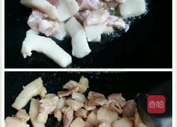 西兰花胡萝卜腐竹炒肉的做法图解10