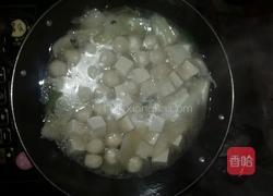 白菜丸子豆腐的做法图解4
