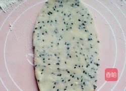 黑芝麻玫瑰酱烧饼的做法图解6