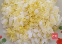 娃娃菜肉包的做法图解2