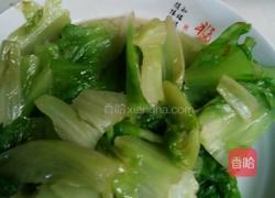 简单炒生菜的做法图解4