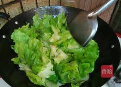简单炒生菜的做法图解2