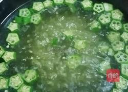 秋葵炒花蛤的做法图解3