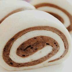 可可粉双色馒头的做法[图]