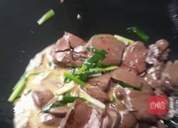 葱烧猪红的做法图解4