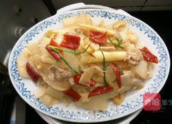 鲜笋炒肉的做法图解6