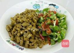 酸豆角炒肉的做法图解2