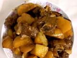 土豆炖排骨