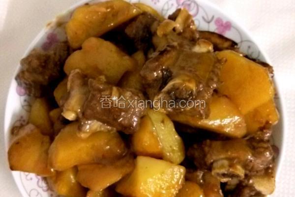 土豆炖排骨