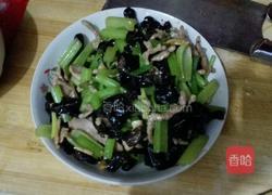 芹菜木耳肉丝的做法图解6
