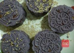 奶香紫薯红枣糯米糕的做法图解4