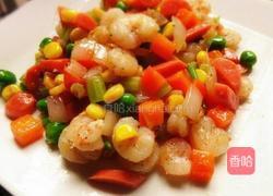 虾仁鸡蛋饼的做法图解8