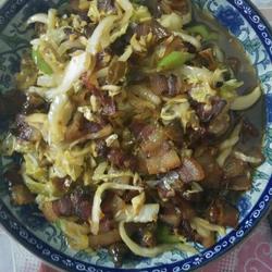 腊肉炒娃娃菜的做法[图]