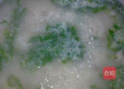 生菜肉粒粥的做法图解3