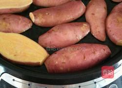 电饼铛烤地瓜的做法图解3