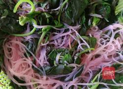 凉拌苋菜粉丝的做法图解3