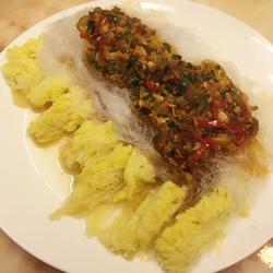 蒜蓉粉丝蒸娃娃菜。的做法[图]