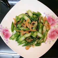 虾米炒芥兰的做法[图]