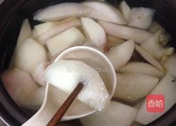 水蜜桃百合糖水的做法图解3