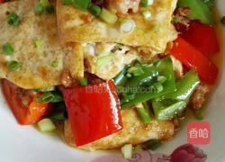 肉未香煎豆腐的做法图解5