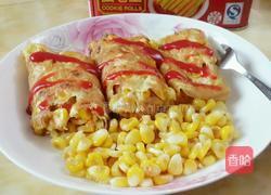 玉米蛋卷的做法图解5