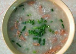 猪肝瘦肉粥
