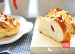 辫子面包的做法图解3