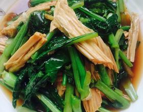 腐竹炒菜苔[图]