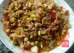 酸豆角炒猪肉的做法图解5