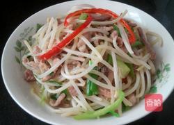 银芽肉丝的做法图解6