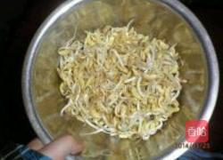 炒黑豆芽的做法图解7