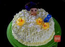 迷糊娃娃沐浴蛋糕的做法图解19