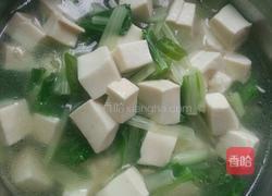小白菜豆腐汤的做法图解6