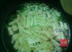 小白菜豆腐汤的做法图解4